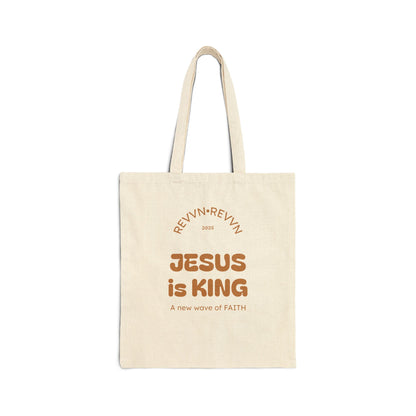 Jesus is King - Cotton Tote Bag