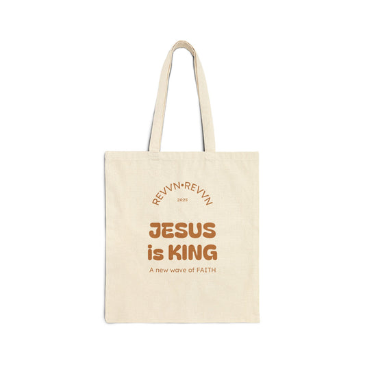 Jesus is King - Cotton Tote Bag