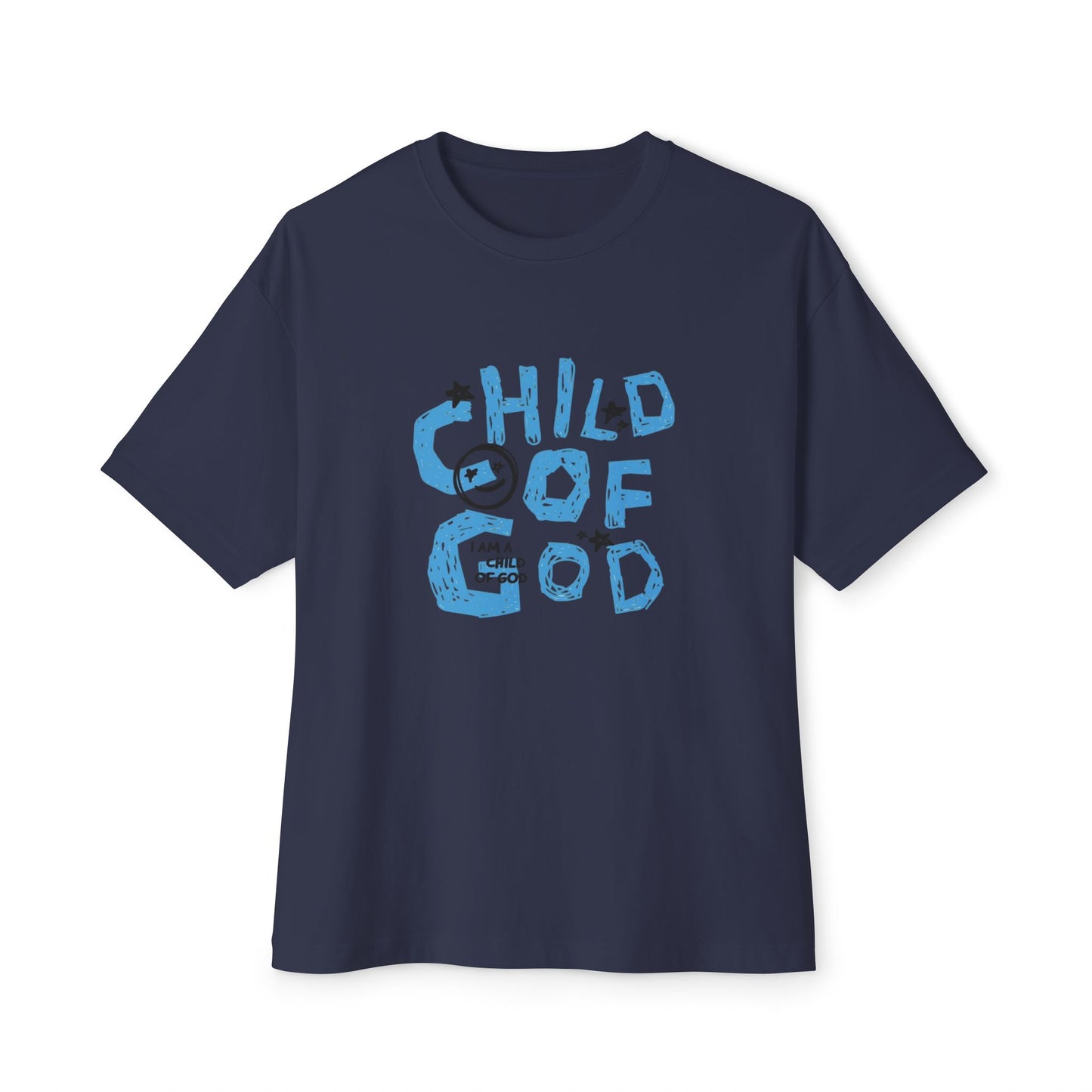 Children of God Oversized Tee – Comfortable Unisex Boxy Shirt for Faith