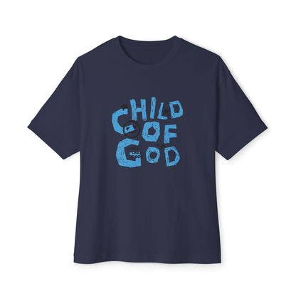 Children of God Oversized Tee – Comfortable Unisex Boxy Shirt for Faith
