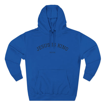 Jesus Is King Three-Panel Fleece Hoodie