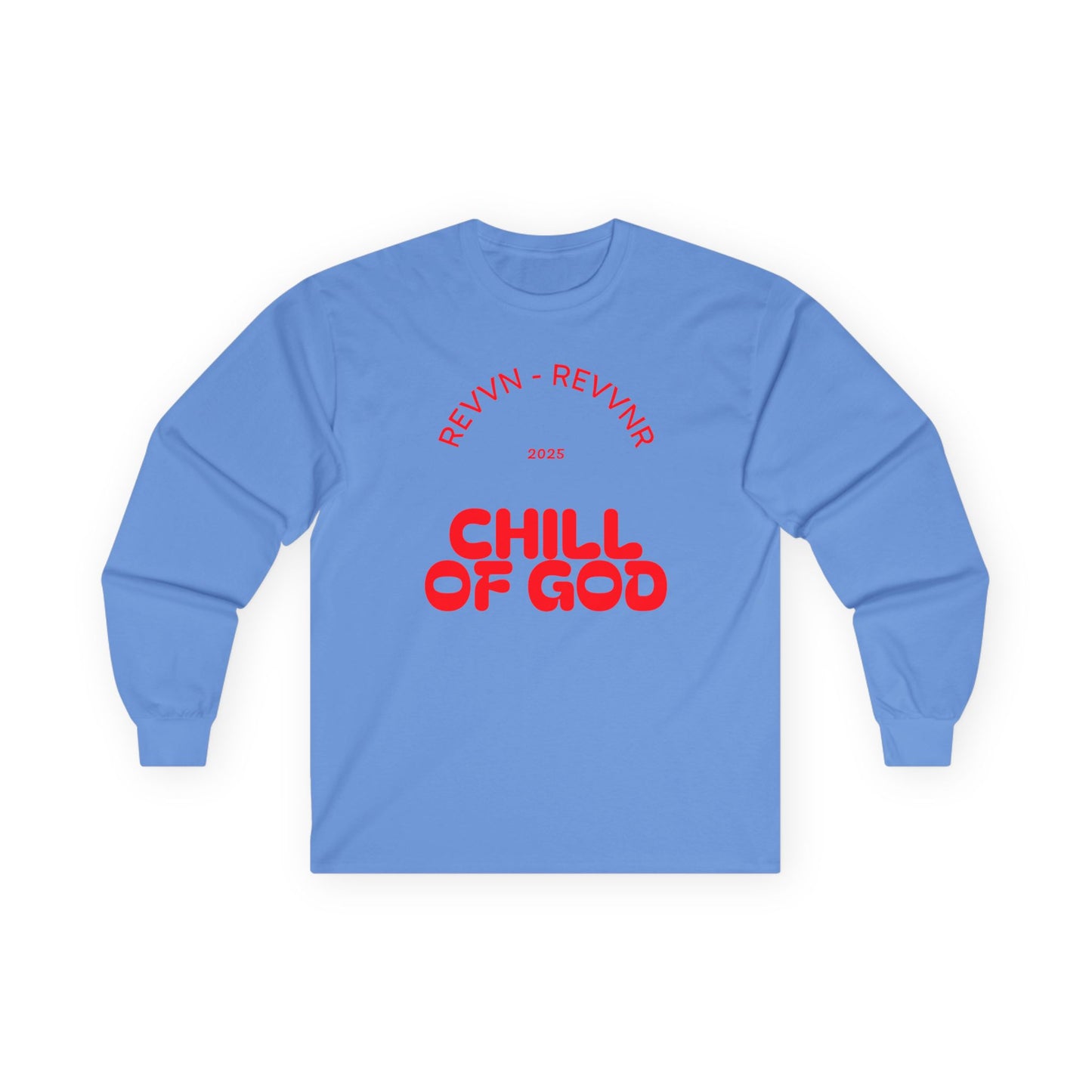 Unisex Long Sleeve Tee - Chill of God Graphic