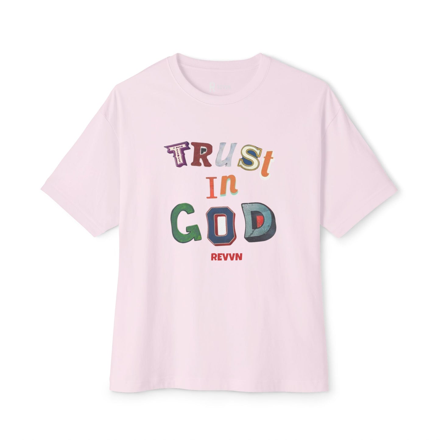 Trust in God Oversized Tee, Unisex Spiritual Shirt