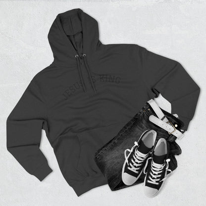 Jesus Is King Three-Panel Fleece Hoodie